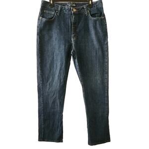Riders Lee Indigo Women's Blue Denim Jeans size 16